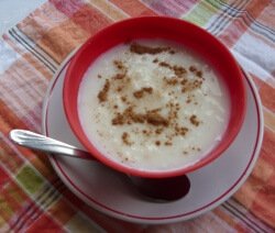 Мляко с ориз в купичка