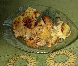 тиквички със заливка