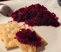 бисквити и мармалад от червено цвекло