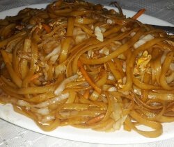 спагети с три вида месо